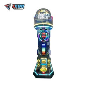 Máquina de Juego de Boxeo Electrónica Dinámica <span class=keywords><strong>LEON</strong></span> Vertical con Monedas, Máquina de Juego de Arcade Deportiva, Probador de Fuerza - Product Image 6