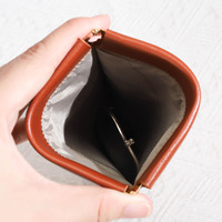 Montre à rabat en cuir gaufré personnalisé sac d'emballage pour lunettes de soleil rouge à lèvres pochette de rangement étanche pour écouteurs en cuir PU