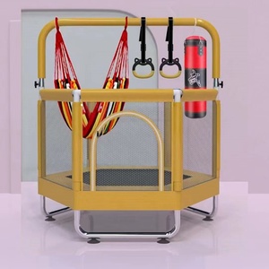 Trẻ em trampolines Mini <span class=keywords><strong>Trampoline</strong></span> cho trẻ em với bao vây NET và an toàn Pad giải trí <span class=keywords><strong>Trampoline</strong></span> với built-in - Product Image 6