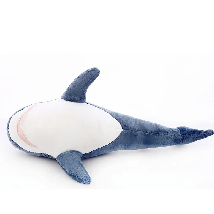 Petit volume de requin en peluche oreiller de couchage compagnon de voyage jouets en peluche requin