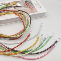 1.4M coloré spirale chargeur câble cordon protecteur universel Wrap données ligne décoration enrouleur pour iPhone