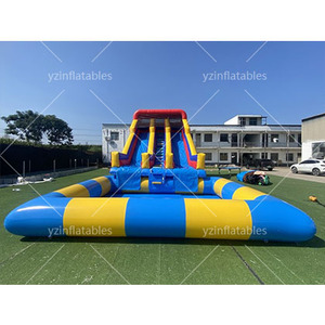 Công Viên Nước Bơm Hơi Khổng Lồ Cầu Vồng Vui Nhộn Công Viên Giải Trí Trượt Nước Bơm Hơi Cho Hồ Bơi - Product Image 4