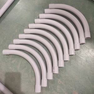 Curvatura elettrica del condotto del PVC di 45 gradi di 150mm con il servizio su ordinazione di taglio del raggio di 1000mm disponibile - Product Image 6