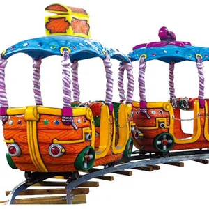 Outdoor Amusement Park Kiddie Rides Mall Carnival Electric Track Tourist Train Playground