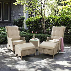 <span class=keywords><strong>AUDU</strong></span> reclinabile divano singolo Set Hotel sedie in vimini all'aperto di alta qualità Rattan reclinabile sedia da giardino per Patio - Product Image 4