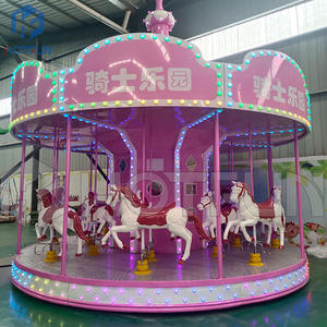 ม้าหมุนกลางแจ้ง/ในร่ม 16 ที่นั่ง สีสันสดใส โดดเด่น ทนทาน คุณภาพสูง เหมาะสำหรับครอบครัว ใช้ในห้างสรรพสินค้า - Product Image 4