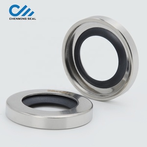 Joint d'étanchéité à l'huile en PTFE à simple lèvre 40*60*8 40*60*10 avec vis en acier inoxydable, pièces de rechange pour compresseur d'air, marque Ceimin, modèle CSL - Product Image 1