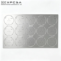 Fabrication de circuits imprimés en aluminium à haute conductivité thermique (MCPCB) pour l'électronique industrielle, convertisseur de puissance, LED, base en aluminium, PCBA