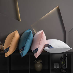 Ensemble de taies d'oreiller <span class=keywords><strong>Erton</strong></span> Hotel 4874cm, paire de taies d'oreiller, noyaux d'oreiller hauts/bas qui ne s'affaissent pas, rembourrage en fibre à neuf trous, fibre de polyester - Product Image 2