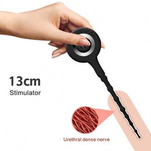 Masturbateur pour homme Sextoys érotiques Entraîneur durable Pénis Plug urétral Vibrateur Dilatateurs de l'urètre Masseur sonore de la prostate Butt Plug - Product Image 2