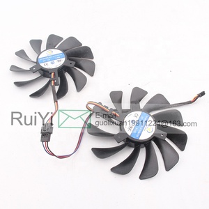 Nouveau XFX 24V 48V DC12V 0.45A EC AC 95X95X35MM 9CM 9535XFX RX580/590 /Vega 56/64 Black Wolf carte graphique CF1010U12S ventilateur de refroidissement - Product Image 4