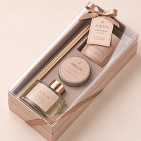 AIKUN Ästhetisches Duftkerzen- und Raumduft-Set mit Eigenmarke Luxus für Heimdekoration Duft-Geschenkbox OEM