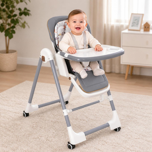 Chaise Balancelle 2-en-1 pour Bébé, Chaise Haute pour Bébé, Populaire sur le Marché Européen, Fabricant de Chaises Berçantes pour Bébé - Product Image 6