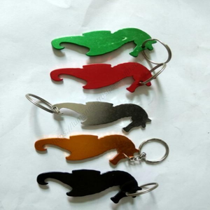 Al por mayor WDD496 Abrebotellas de aluminio con forma de caballito de mar, llavero para colgar en la cintura, mini regalo para hombre, forma de animal, portátil, de metal, para cerveza - Product Image 3