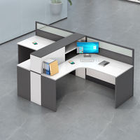 High Quality ISO Certified Durable Modern Wooden Panel Executive Office Desk Partition for Villa Commercial Use Customizable