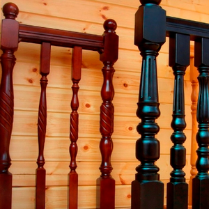 Decoración de diseño personalizado de buena calidad, <span class=keywords><strong>pilar</strong></span> de escalera de madera tallado, moderno, balaustres para escaleras - Product Image 4