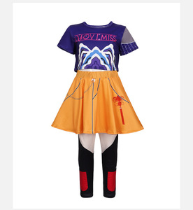 Nouvel ensemble de cosplay populaire pour enfants, style imprimé <span class=keywords><strong>3D</strong></span> Mira Rumi Zoey Demon Hunters, pour scène et déguisement de fille K-Pop - Product Image 3