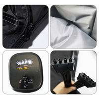 Masseur de jambes à compression d'air sans fil à 4 chambres, bottes de compression séquentielle pour la circulation des jambes et la relaxation musculaire