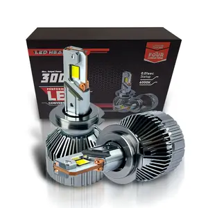 20000lm High-power 300W H7 Led Lamp Double Copper Car Lamp H7 H11 H4 H13 All Bulb