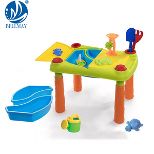 Bemay Toy Table de jeu de <span class=keywords><strong>sable</strong></span> et d'eau, Table de <span class=keywords><strong>sable</strong></span> <span class=keywords><strong>avec</strong></span> couvercle pliable Table à eau comprenant des jouets de <span class=keywords><strong>sable</strong></span> pour enfants Vente chaude - Product Image 3