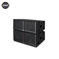 Morin prix de gros boîte en bois contreplaqué professionnel passif double enceinte Line Array de 8 pouces