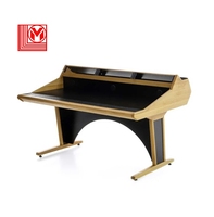 Banc de travail de studio d'enregistrement en métal de luxe ML, console audio musicale de diffusion, certifié CE, taille et couleur personnalisées, bureau de distribution