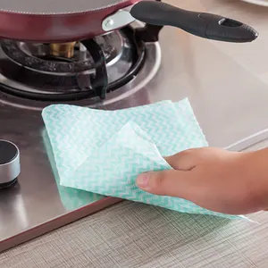 BSCI بالجملة منتجات التنظيف المنزلي للاستخدام مرة واحدة لفة المطبخ لفافات منشفة المطبخ منشفة المسح قماش تنظيف الأطباق المتسخة