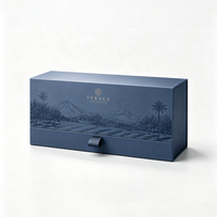 Boîte cadeau personnalisée en céramique avec couvercle à charnière, emballage rigide en papier avec tiroir et insert pour les marques de décoration intérieure