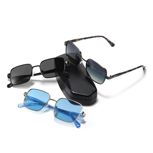 Logotipo personalizado Alta Qualidade Acetato Templo Óculos Polarizados UV400 Lentes Confortáveis Metal Frame Sun Glasses Factory - Product Image 3