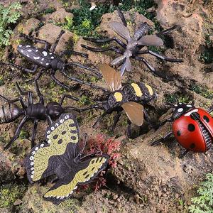 Yxs niños simulación sólido insecto animal modelo conjunto número mariposa, abeja, hormiga, buey, mosquito, Mariquita juguete - Product Image 2