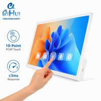 Pantalla Táctil Android de 23.8 Pulgadas para Menús de Restaurantes, Monitor Comercial de Señalización Digital, Kiosco Minorista, Punto de Venta, OEM, ODM, Fábrica