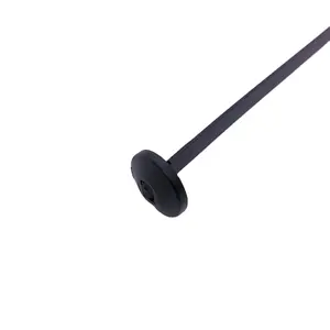 Colour Cable Tie Black Color Infinity Nail Cable Ties Mounts 7.6*370mm