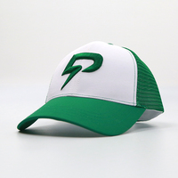 Gorra de Béisbol de Malla Bicolor Personalizada OEM con Logotipo Bordado en Relieve, Cierre de Plástico con Broche a Presión, Gorra Deportiva de 6 Paneles, Color Personalizado de Fábrica