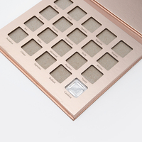 Palette vide multicolore quantité minimale de commande bas boîte de fard à paupières en papier de maquillage avec logo personnalisé pour les soins de la peau cahier d'emballage de cosmétiques de beauté OEM