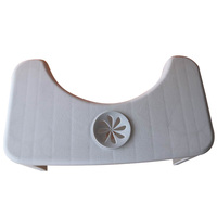 Taburete Plegable para Inodoro con Ambientador, Taburete para Agacharse en el Baño, Reposapiés Portátil Antideslizante para el Hogar, Hotel, Hospital, Dormitorio