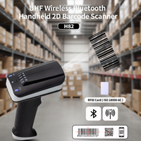 Lector de Códigos de Inventario de Gran Capacidad JINGXIN, Lector de Tarjetas RFID UHF Inalámbrico, Escáneres de Códigos de Barras Portátiles