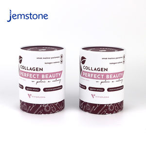 Cilindro de Cartón para Suplementos, Color Marrón, Grado Alimenticio, para Colágeno en Polvo, Té de Hierbas, Empaquetado en Tubo de Papel, Venta al Por Mayor - Product Image 1