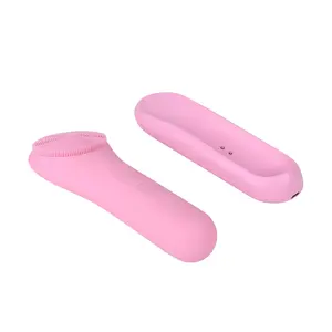 Bàn Chải Làm Sạch Da Sonic Sạch Hơn Vẻ Đẹp Massager Miễn Phí Vận Chuyển Mini USB Có Thể Sạc Lại Siêu Âm Silicone Silicon Mặt Bàn Chải