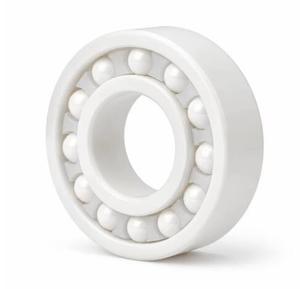 Roulement à billes à gorge profonde en PEEK / céramique entièrement en plastique, 6305 25x62x17mm, billes en céramique de zircone, cage en PEEK/PTFE - Product Image 1