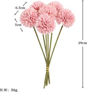 Venta al por Mayor de Fábrica, Flor Artificial de Margarita, Diente de León y Crisantemo para Centros de Mesa, Decoración de Bodas y Fiestas - Product Image 2