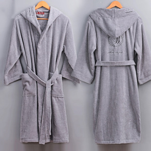 कस्टम बाथरोब Cotton.100 % कपास फैक्टरी थोक बाथरोब होटल बाथरोब - Product Image 3