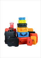 Mallette de transport rigide en ABS avec mousse pré-découpée, indice de protection IP65, couleur noire, personnalisable avec support OEM