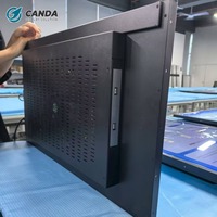 Écran publicitaire LCD numérique suspendu 4K Ultra HD AG anti-reflet haute luminosité lisible en plein soleil de 32, 43, 49, 55 pouces