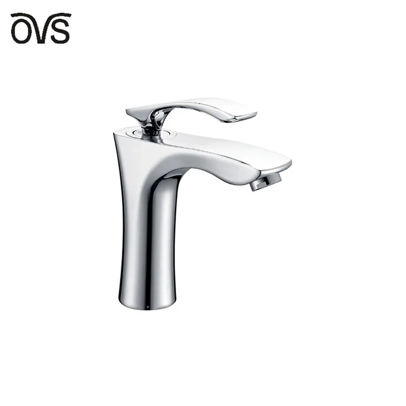 OVS Hot And Cold Water Single Hole Bathroom Water Basin Modern Luxury Water Faucets Mixers Taps For Hotel Bathroom