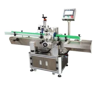 Automatic positioning vertical can labeling machine free switching single and double labeling round bottle labeling machine