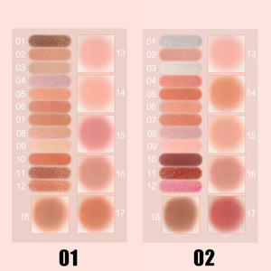 BSIMONE Dazzle Charm Palette Ombretto e Fard 12 Colori Opachi, Shimmer e Glitter Tonalità Calde <span class=keywords><strong>2</strong></span> in 1 - Product Image 6