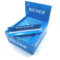Ensemble de papier à rouler personnalisé imprimé, style classique durable, avec filtres slim King Size, moulin à tabac et accessoires personnalisables