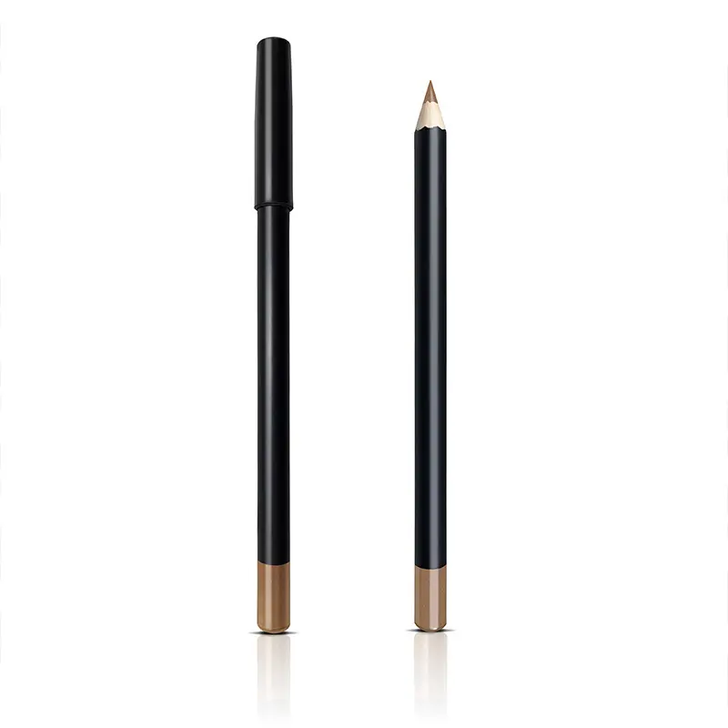 Lip Liner 3-in-1 đa chức năng Bút kẻ mắt lông mày dòng 25 màu gỗ Bút Stick logo miễn phí trong kho