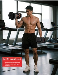 ดั<span class=keywords><strong>ม</strong></span>เบลเหล็กเคลือบยางปรับน้ำหนักได้ ZKM สำหรับผู้ชายออกกำลังกาย - Product Image 6