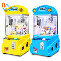 Joy2fun Machine de jeu à monnayeur personnalisable, petite machine à griffes pour poupées, jeu de poupées Tank, mini machine à griffes